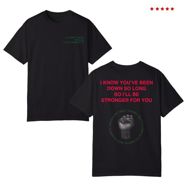 Official Merchbar Big Krit Shop Big K.R.I.T. Stronger Popover Shirt Merch Bar