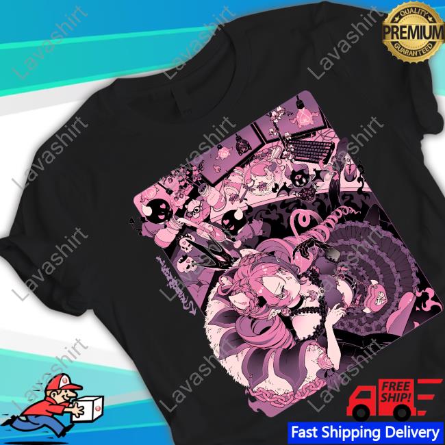 Official Vshojo Store Paperlarva X Ironmouse T-Shirt