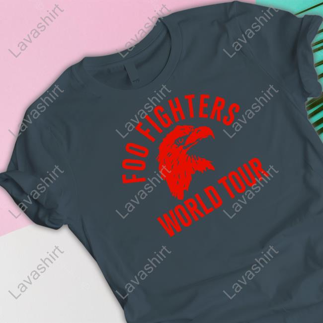 Official Foo Fighters World Tour Eagle North America Shirt