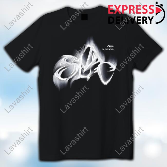 Official Musinsa Clothing Store Slow Acid Metallic Logo Crewneck