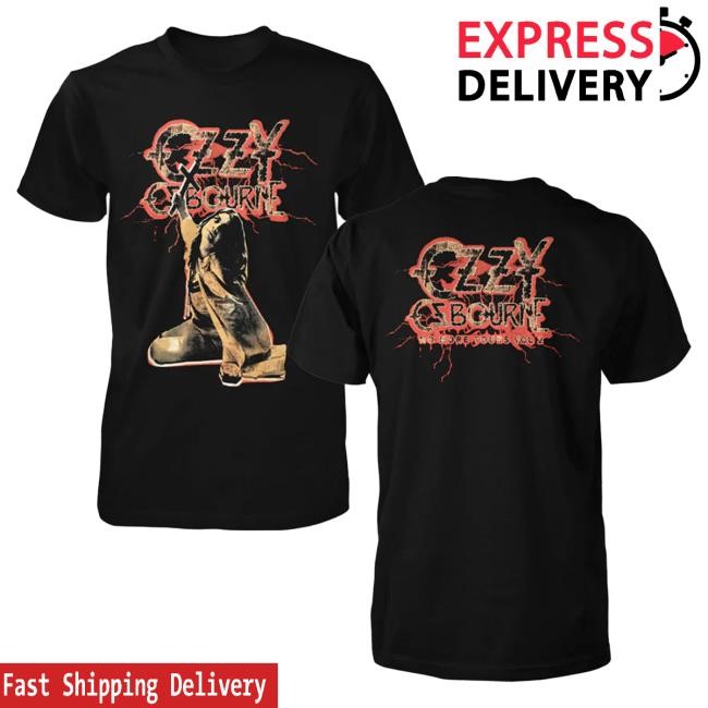 Ozzy Osbourne Red Lightning Tourback Shirt