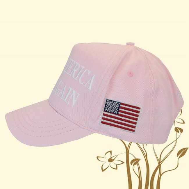 Official Donald Trump Merch Store Shop Donald Trump Special Edition:MAGA Hat – Pastel Pink & White