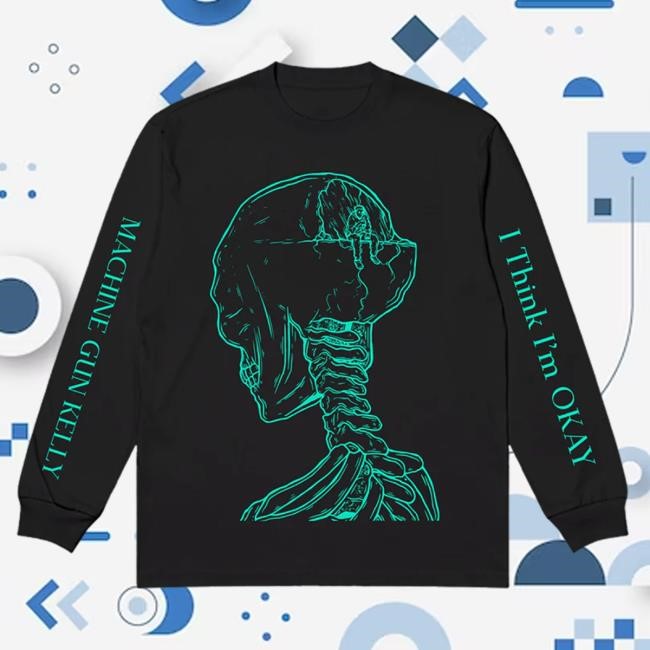 Official Machine Gun Kelly Shop Merch I Think I'm Okay Long Sleeve Hot Shirt