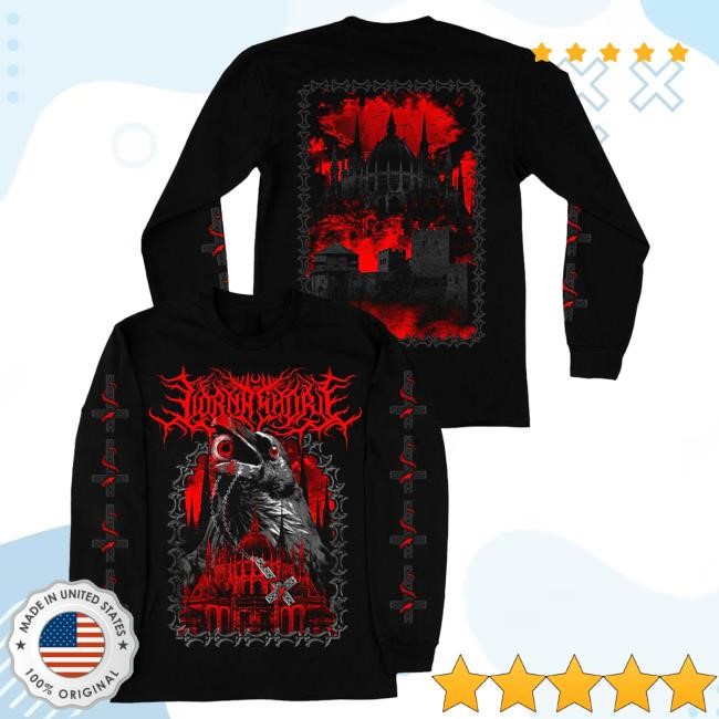 Official Lorna Shore Merch Store Lorna Shore Crow Long-Sleeve Lorna Shore Clothing Shop LornaShore