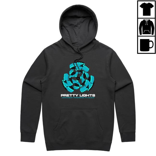 Official Pretty Lights Merch Pretty Lights Lucid Stream @ Bonnaroo New Shirt PrettyLights
