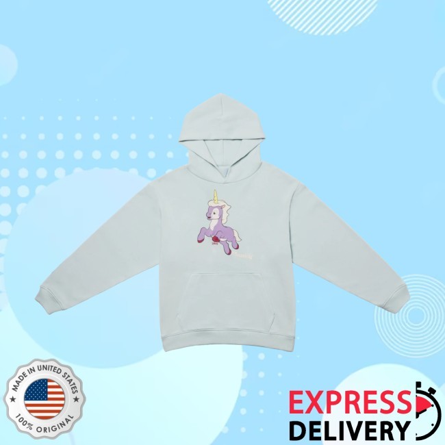 La Pastorale Long Sleeve Hoodie in Sky Pleasing Shop Apparel
