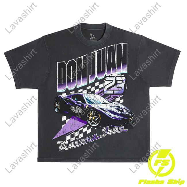 Official Maluma Merch Don Juan Racecar Long Sleeve Tee