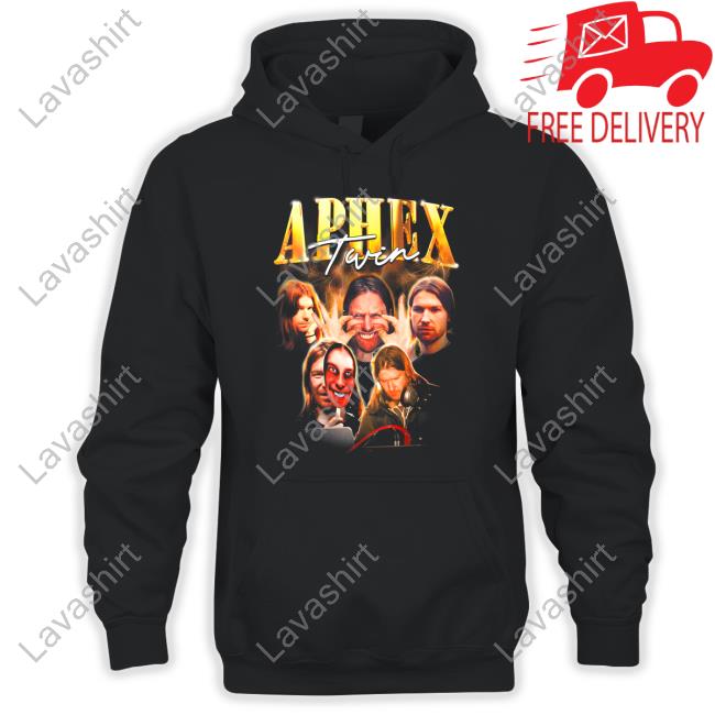 Aphex Twin Merch Aphex Twin Tour Faces Hoodie