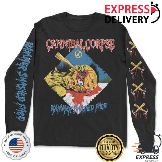 Official Kings Road Merch Store Cannibal Corpse Hammer Smashed Face T-Shirt (Black) Kings Road Shop CannibalCorpse