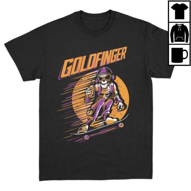 Skull Shredder Band Tee by Goldfinger — Floor Press