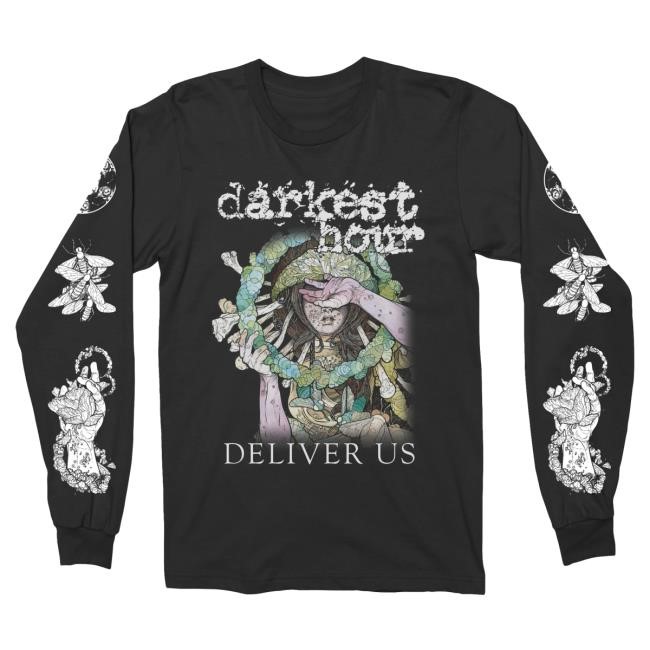 Official Night Shift Merch Store Shop Darkest Hour - Deliver Us Long Sleeve Top Shirt Nightshift Merch