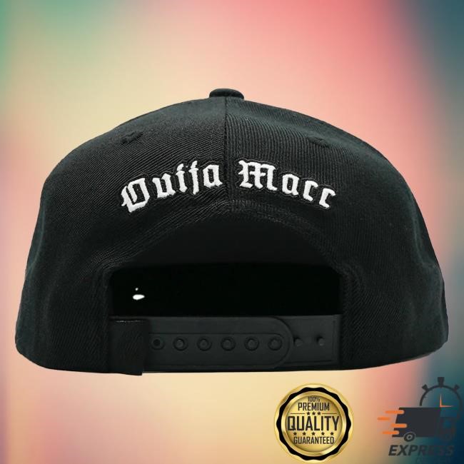 Official Chapter 17 Records Merch Store Shop Ouija Macc Elements Snapback Hat - Gutterwater - Black And White Chapter17Records
