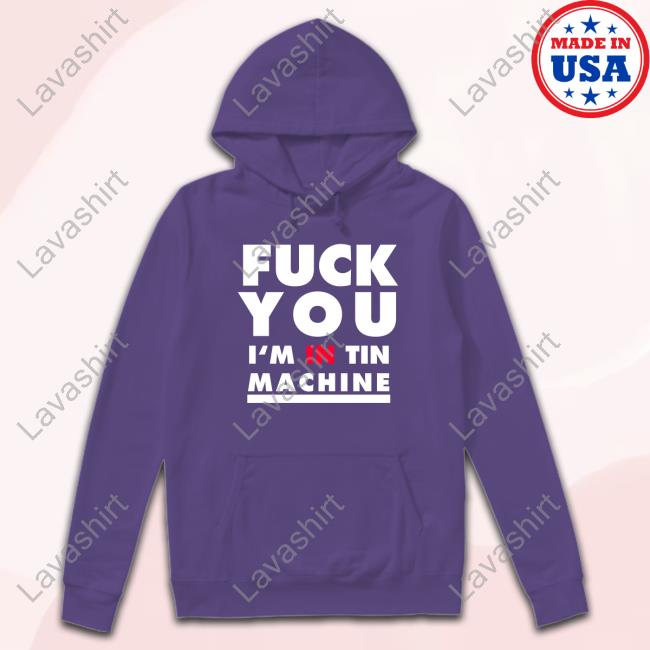 David Bowie Fuck You I'm In Tin Machine Tee Shirt
