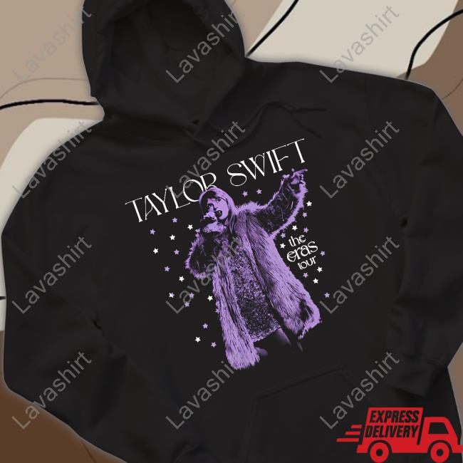 Taylor Swift The Eras Tour Live Photo Stars T-Shirt Black
