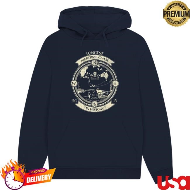 Official Sea Shepherd Store Maritime Chase Men's Oversized Crew neck Sweatshirt