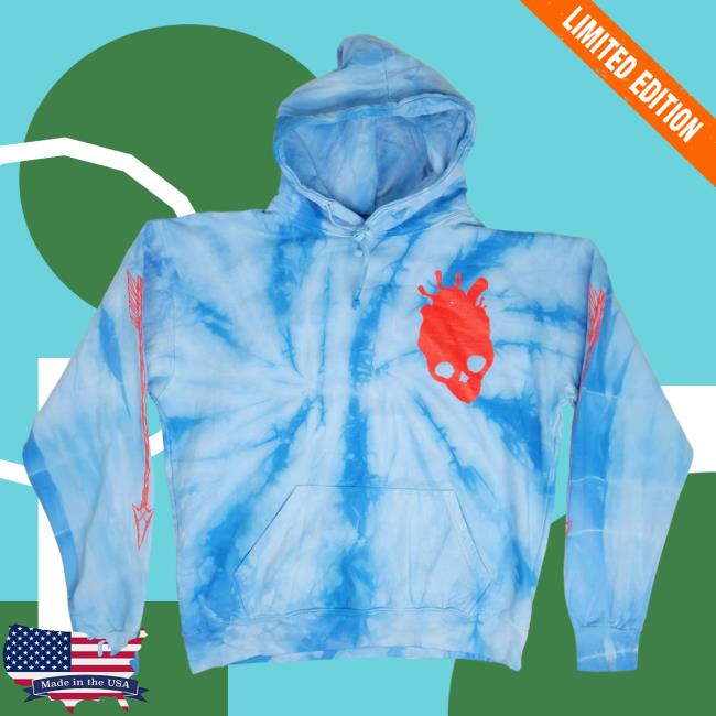 Any Means Necessary Clothing Down with the Ship Sweater Baby Blue Tie Dye