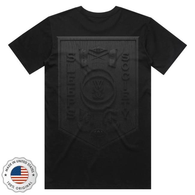 Official While She Sleeps Merch Woodcut Tee Black Merch Bar