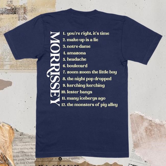 Vintage Essential | Tracklist Tee Morrissey for Everyday Wear