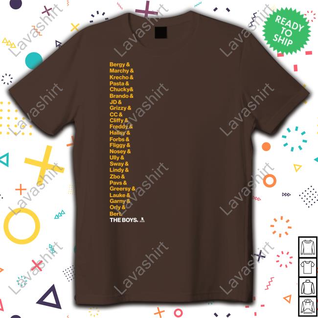 Bruins 2023 The Boys Roster Tee