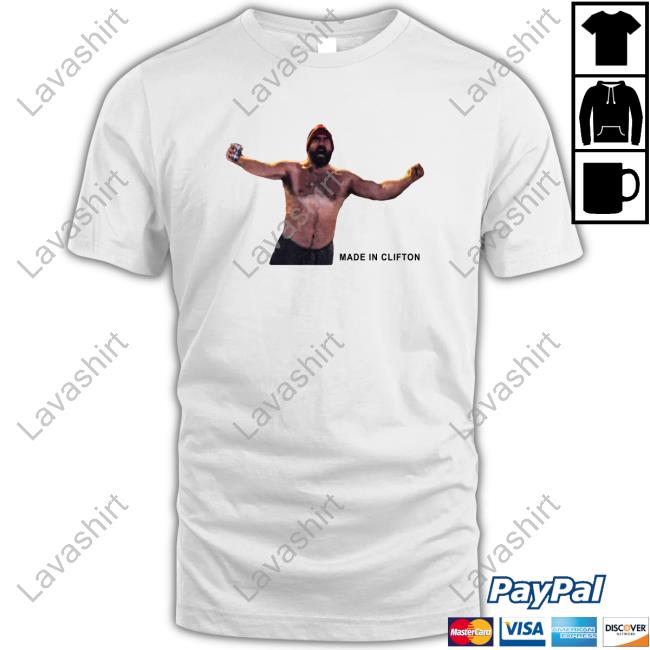 Official Cincy Shirts Jason Kelce Made In Clifton Tee Shirt