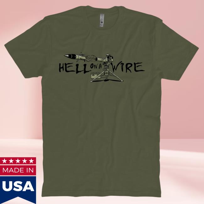 Bunker Branding Co Shop Ryan Mcbeth Hell On A Wire Tee Shirt