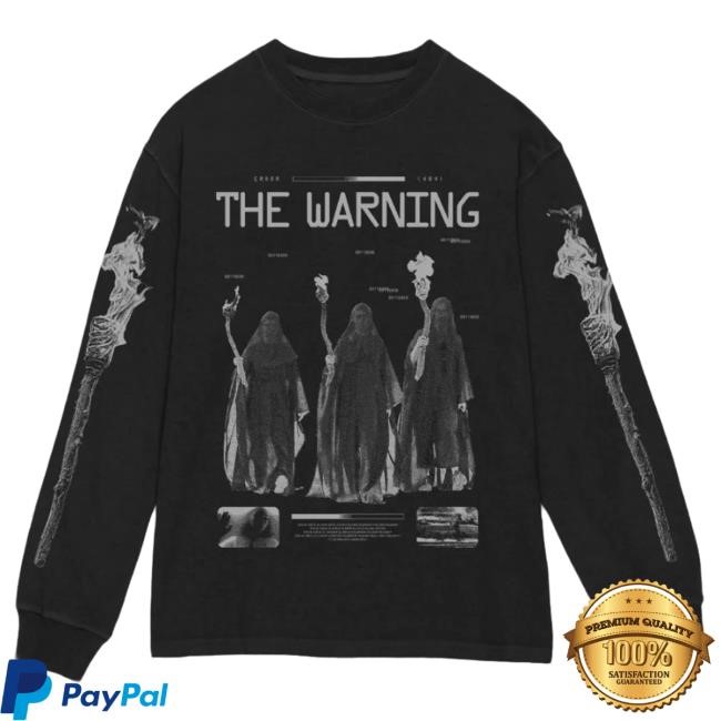 Official The Warning Merch Store ERROR (404) Deluxe Long Sleeve Tee The Warning Band