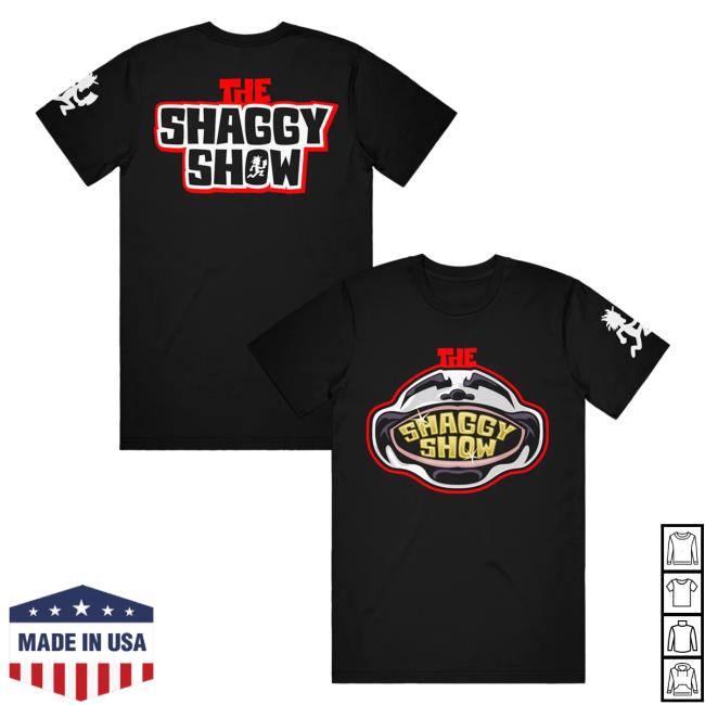 Official Icp Merch Clothing Store Insane Clown Posse Shaggy 2 Dope The Shaggy Show Mouth Logo Black T-Shirts