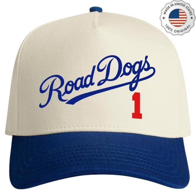 Official Jonas Brothers Shop Road Dogs White and Blue Hat JonasBrothers