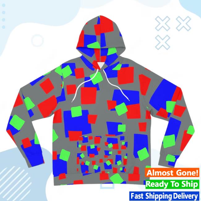 Official Signshirtz Clothing Merch RGB Pattern Design - Gray Large AOP Sweater 3D All Over Print