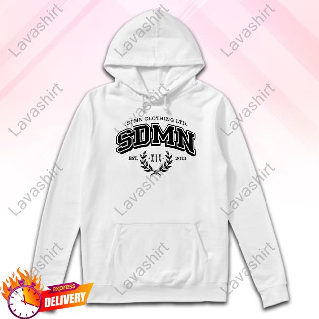 SDMN Imperial Varsity Long Sleeve T-Shirt Official White