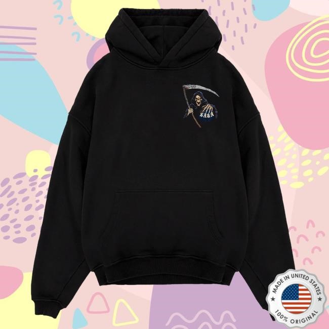 Official Sana Detroit Apparel Sana X Halloween Motor City Reaper Hood - Black SanaDetroit