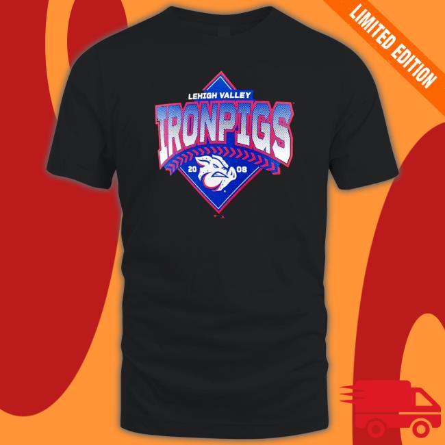 Official Lehigh Valley IronPigs logo Long Sleeve Tee