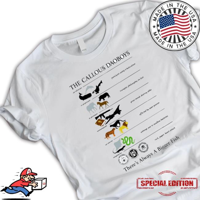 Official The Callous Daoboys There’S Always A Bigger Fish Sweatshirt