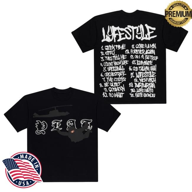Official Yeat Merch Store Shop Yeat CPFM Lyfestyle Tracklist Shirts