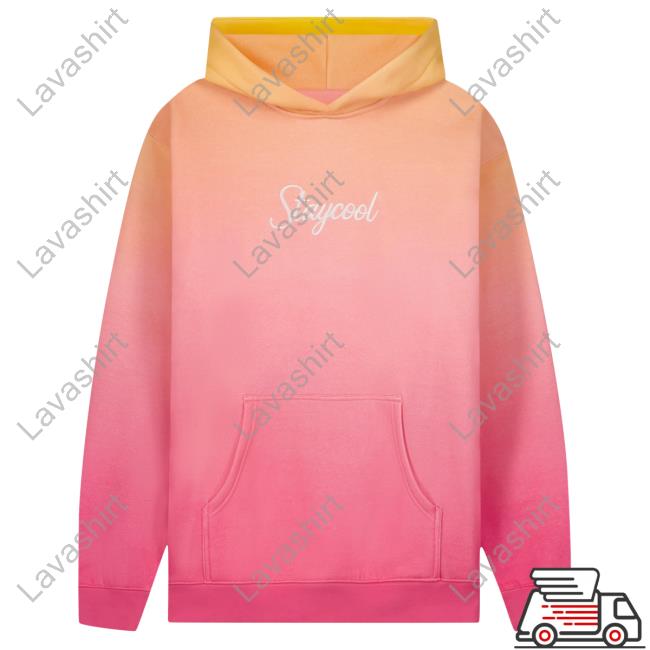 Official Stay Cool Clothing Store Staycool Sunset Sweater Citrus/Pink Staycool Nyc