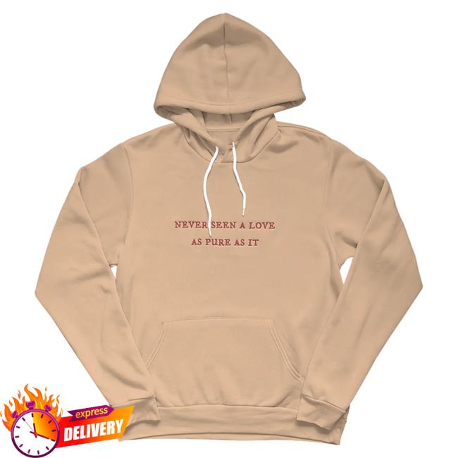Official Taylor Swift Merch Store The “Never Seen A Love As Pure As It" Popover Shirt TaylorSwift Apparel Clothing Shop