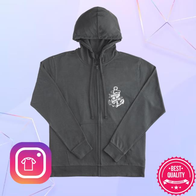 Official Nofok'n Way Merch Nofok'n Around Here Zip Up Pullover Sweatshirt