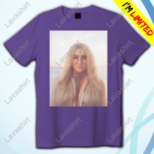 Official Kesha Rainbow Portrait Shirt