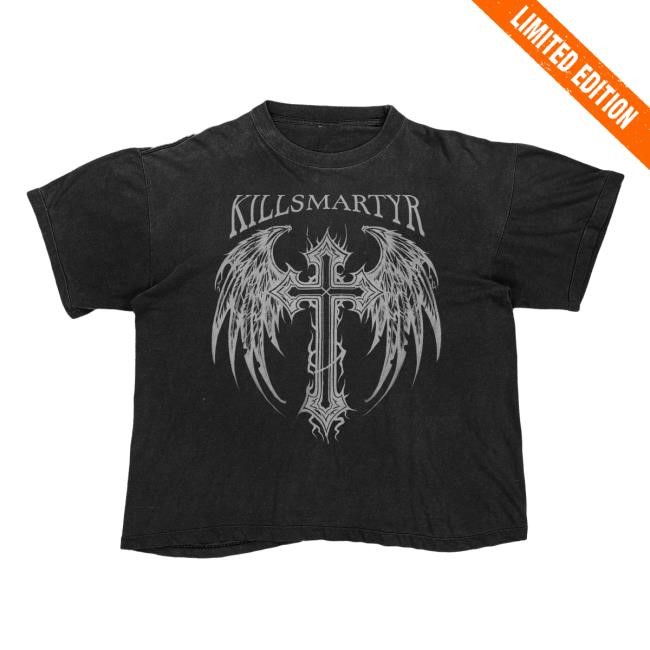 KillSMartyr Cross of Wings Sweatshirt Hoodie Killsmartyr