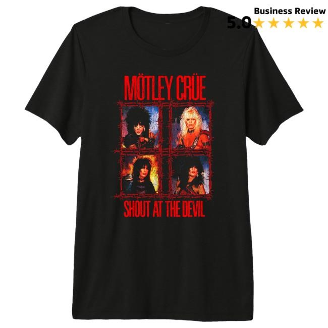 Mötley Crüe - Shout at The Devil - Wire Long Sleeve T-Shirts Motley Crue Official