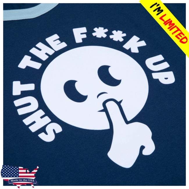 Official Tyler The Creator Merch Store STFU Ringer Top Shirt Navy By Golf Wang