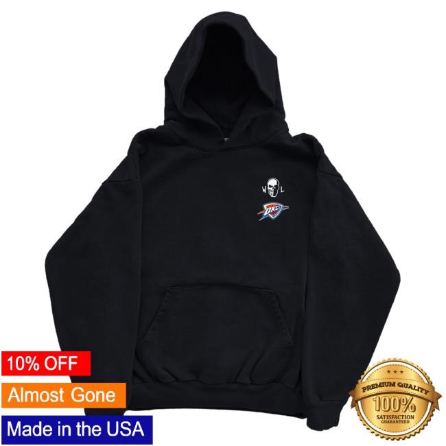 Thunder Throne Hooded Sweatshirt - Black | Warren Lotas Official NBA