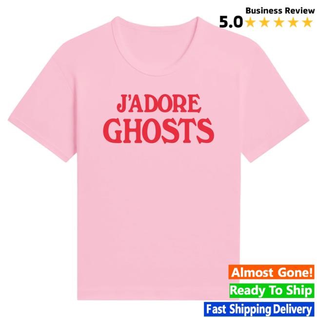 Official Lonely Ghost Apparel Clothing J'adore Ghosts Baby Tshirt