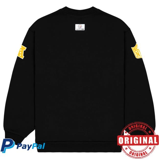 Official Golf Wang Merch Steelers Crew Neck Sweatshirt by Golf Wang x NFL