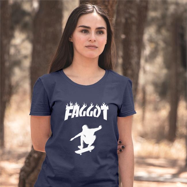 Existaint Faggot Sk8r Shirt