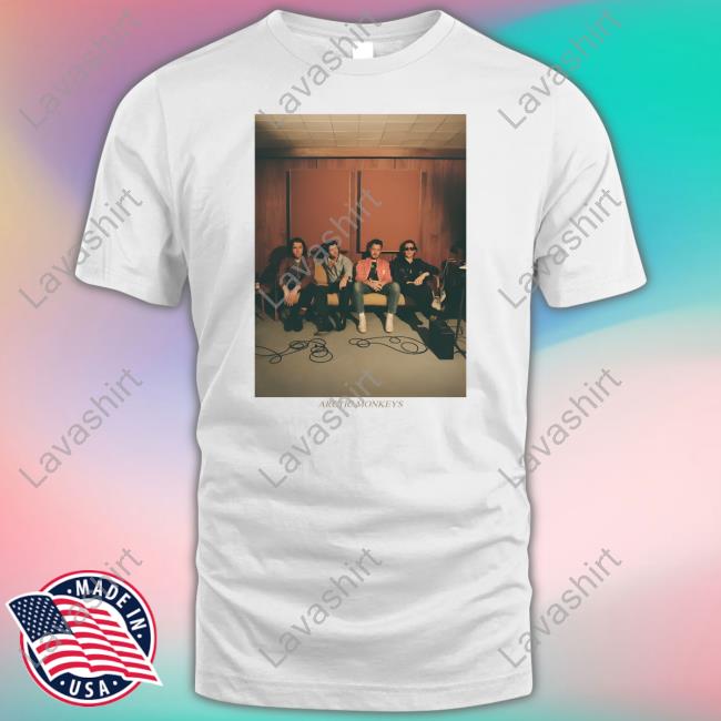 Official Arctic Monkeys Merch Band Photo Shirt