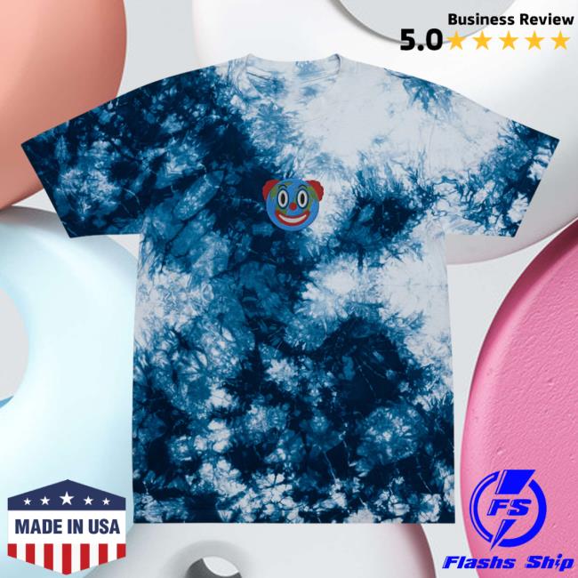 Official Liberty Maniacs Clown World Oversized Tie Dyed T-Shirts Libertymaniacs