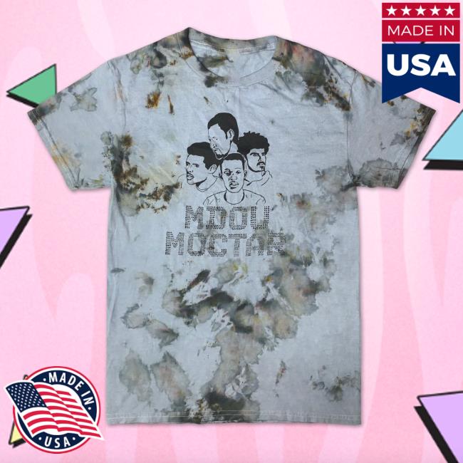 Official Kung Fu Clothing Shop Store Merch Mdou Moctar Band Dark Tie Dye Tee Shirt