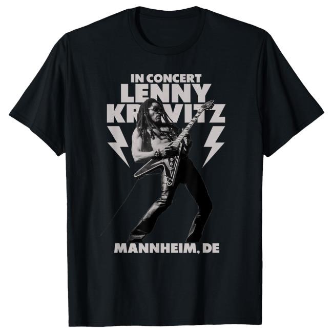 Official Lenny Kravitz – Blue Electric Light Tour 2025 Mannheim Tees