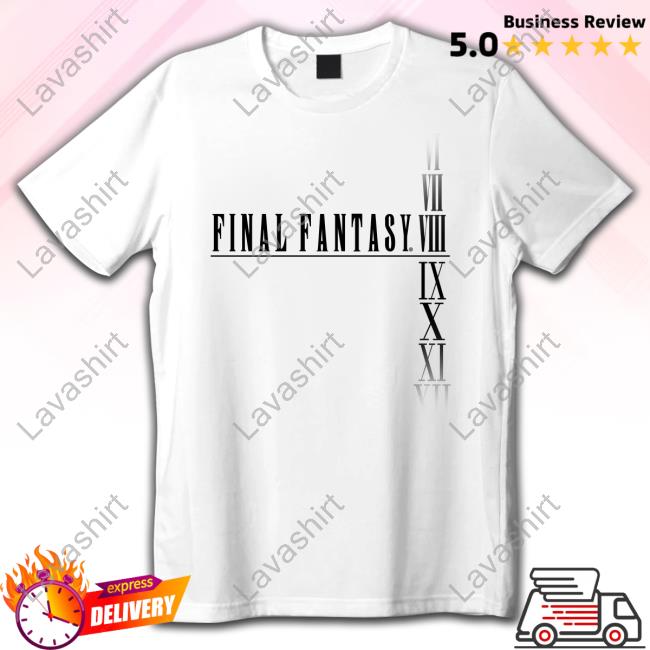 Official Ben Starr Final Fantasy VI VII VIII IX X XI XII Tee Shirt Official Ben Starr Final Fantasy VI VII VIII IX X XI XII Tee Shirt